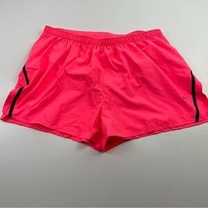 Puma athletic shorts women size XL elastic waist fusia color lightweight